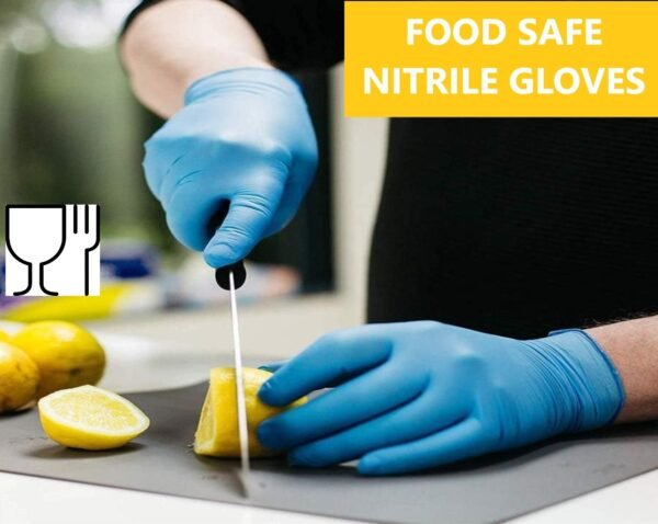 Disposable gloves for food handling and cleaning