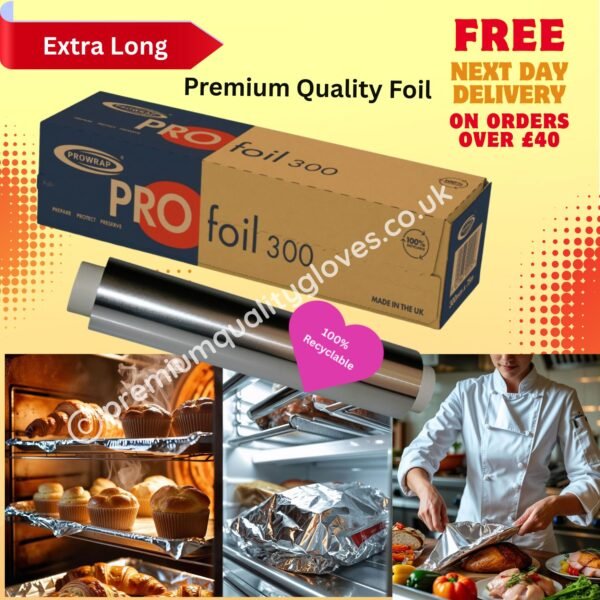 Premium Catering Foil 300mm x 75m Extra Long