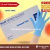 Unigloves blue nitrile gloves powder free medical grade