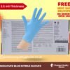 Blue nitrile disposable gloves Unigloves